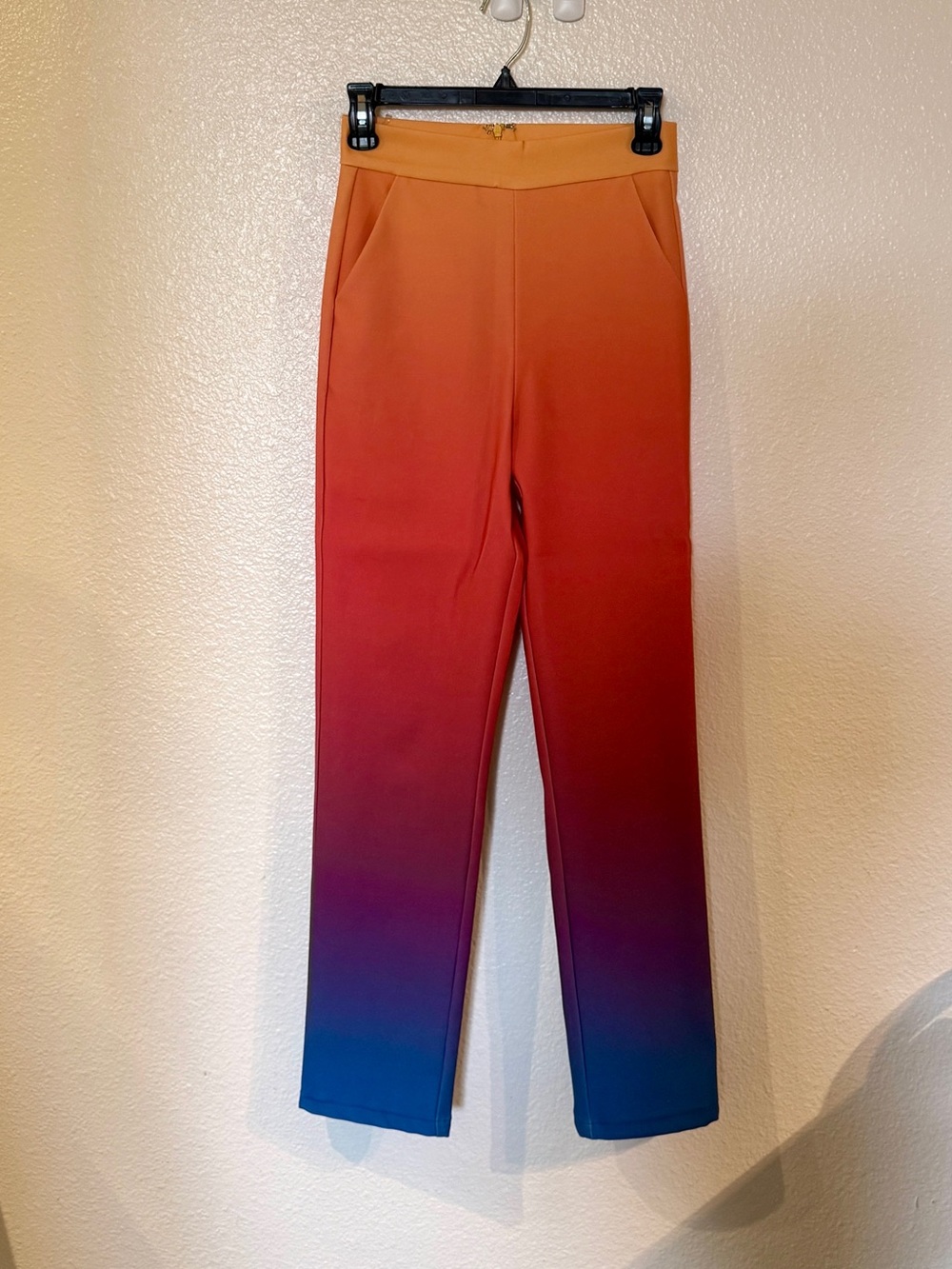 AKIRA Sunset Ombre Blazer in Orange, Pink & Blue - Picture 10 of 14